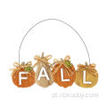 Harvest Festival Wooden Holding Decoration